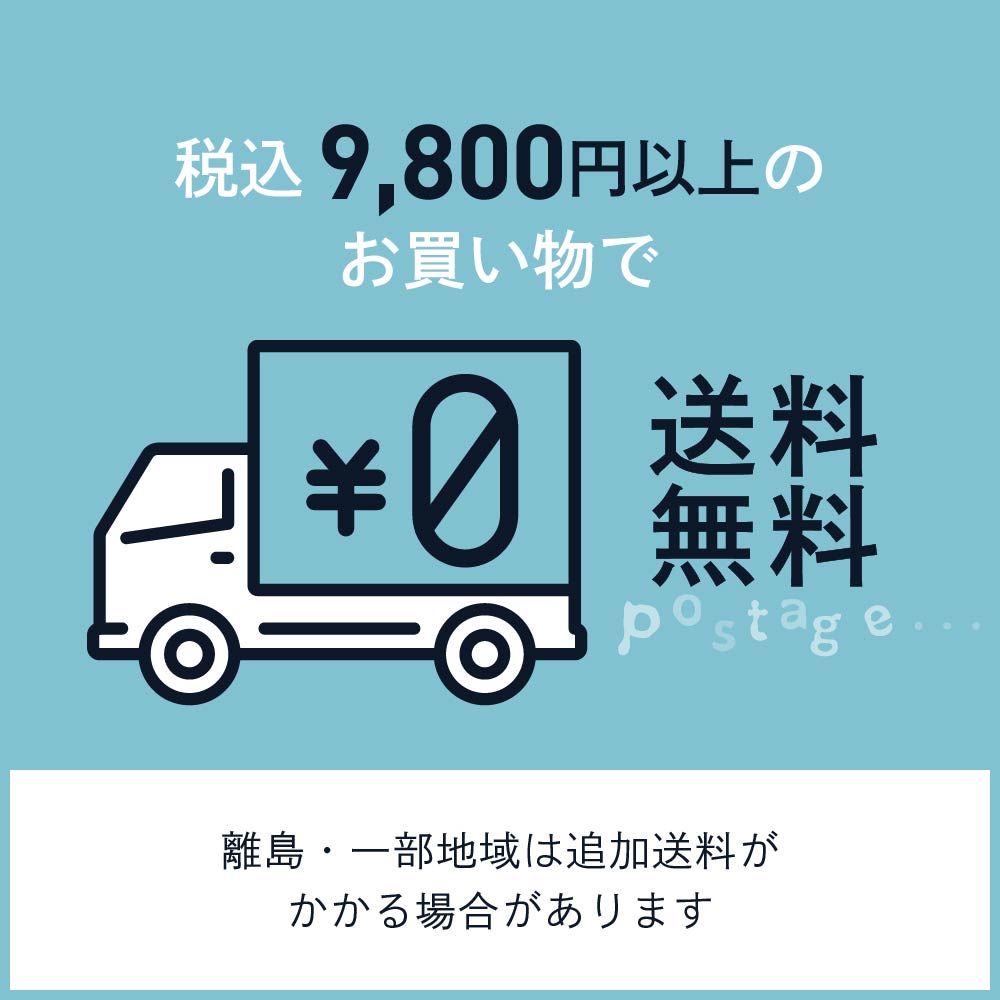 税込9800円以上で送料無料