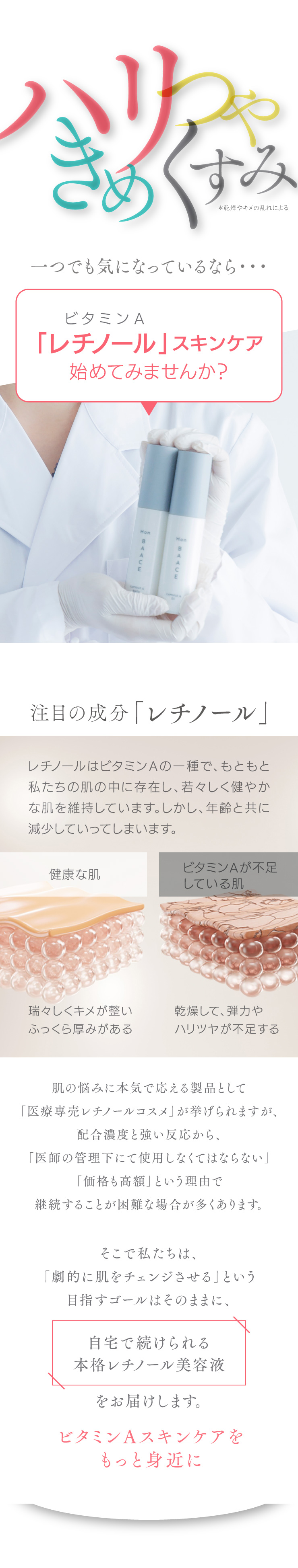 モンバーチェ レチノール美容液